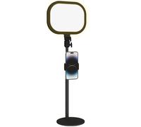 HOMCOM Lampada da Scrivania LED Dimmerabile con Supporto per Telefono Nero