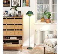 HOMCOM Lampada da Terra a Piantana Interruttore a Pedale Ø30x155 cm Verde