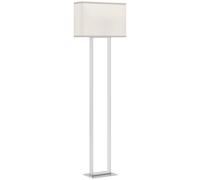 HOMCOM Lampada da Terra da 150 cm con 3 Modalità, Luminosità Regolabile e Interruttore a Pedale, Bianco Aosom Italy