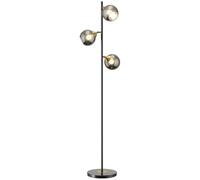 HOMCOM Lampada da Terra in Metallo ad Albero Ø36x162 cm Nero e Grigio