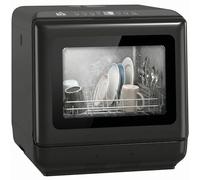 HOMCOM Lavastoviglie da tavolo con serbatoio d'acqua integrato 6L Nero