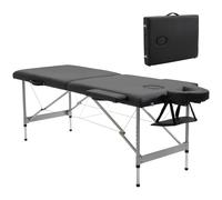 HOMCOM Lettino per Massaggio Portatile e Pieghevole con Altezza Regolabile