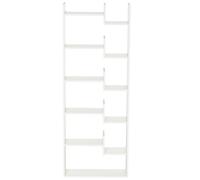 HOMCOM Libreria Moderna a 6 Livelli con 11 Scaffali Aperti in MDF e Truciolato