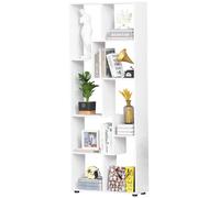 HOMCOM Libreria Moderna a 8 Ripiani Scaffale in Legno per Casa e Ufficio