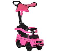 HOMCOM Macchina a Spinta per Bambini 12-36 Mesi Mercedes-Benz G350 Rosa