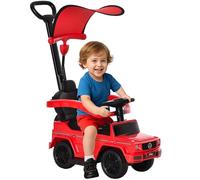 HOMCOM Macchina a Spinta per Bambini 12-36 Mesi Mercedes-Benz G350 Rosso