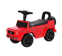 HOMCOM Macchina Cavalcabile per Bambini 12-36 Mesi Mercedes-Benz G350, Rossa