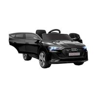 HOMCOM Macchina Elettrica per Bambini 12V Audi E-tron Doppio Motore Nero