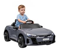 HOMCOM Macchina Elettrica per Bambini 3-5 Anni con Sospensioni, Grigio e Nero