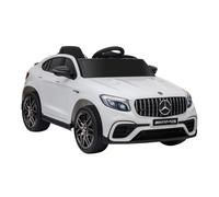 HOMCOM Macchina Elettrica per Bambini 3-5 Anni Mercedes con Telecomando Bianco