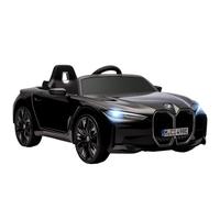 HOMCOM Macchina Elettrica per Bambini 3-6 Anni BMW I4 12V, Nero