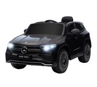 HOMCOM Macchina Elettrica per Bambini con Licenza Mercedes Benz EQA Nero