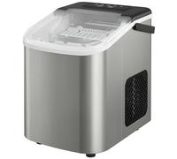 HOMCOM Macchina Ghiaccio 9 Cubetti in 7-10 Minuti di 2 Dimensioni, Autopulizia