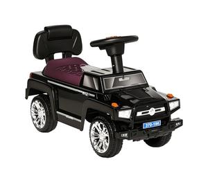 HOMCOM Macchina Giocattolo Cavalcabile Fuoristrada per Bambini, Nero