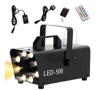 HOMCOM Macchina nebbia e fumo 450W effetto RGB