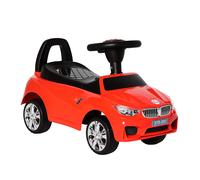 HOMCOM Macchinina per Bambini Cavalcabile con Volante Fari e Musiche