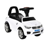 HOMCOM Macchinina per Bambini Cavalcabile con Volante Fari e Musiche