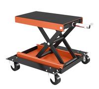 HOMCOM Martinetto a Forbice Moto 500kg Regolabile 135-390mm