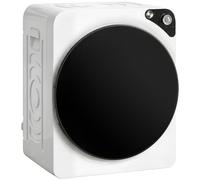 HOMCOM Mini Asciugatrice Portatile Carico 5 kg, 5 Programmi con Timer, Bianco