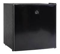 HOMCOM Mini Congelatore 35L 45W 41dB 47 x 44,2 x 48,8 cm Nero | Box congelatore, elettrico autonomo, mini congel., mini frigo, -14/-24°C, controllo temp. 5 liv.