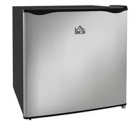HOMCOM Mini Frigo da 35L con Ripiano Rimovibile e Porta Reversibile Argento [EEK: E]