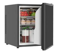HOMCOM Mini frigorifero 44L/46 lattine Nero
