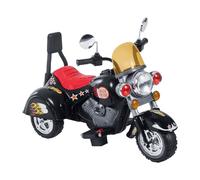 HOMCOM Mini Moto Elettrica per Bambini da 37-72 Mesi 3 Ruote Batteria 6V PP Ferro, Velocità 2.5KM/h, 92×53×67cm
