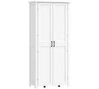 HOMCOM Mobile Cucina con Ruote, 2 Ante, 14 Scomparti.
