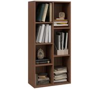 HOMCOM Mobile Libreria a Cubi con 7 Ripiani di Diverse Dimensioni in Legno