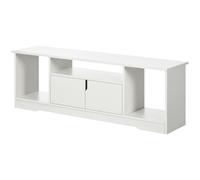 HOMCOM Mobile per TV Fino a 42" con Ripiani e Armadietto in Legno 120x30x41cm