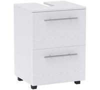 HOMCOM Mobile Sottolavabo con Cassetto e Armadietto 41.5x35.5x59 cm Bianco