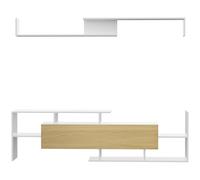 HOMCOM Mobile TV Moderno con Mensola a Muro per Camera da Letto e Soggiorno