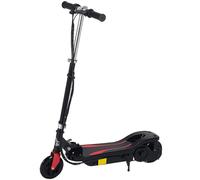 HOMCOM Monopattino Elettrico Pieghevole Altezza Regolabile 82-93cm con Freno Velocità 12km/h, Nero