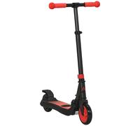 HOMCOM Monopattino Elettrico Pieghevole per Bambini 6+ Anni ad Altezza Regolabile, 71x36.5x75-80 cm, Nero e Rosso Aosom