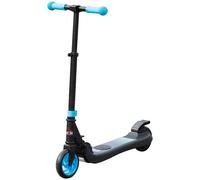 HOMCOM Monopattino Elettrico Pieghevole per Bambini 6+ Anni ad Altezza Regolabile, 71x36.5x75-80 cm, Nero e Azzurro Aosom