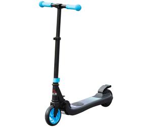 HOMCOM Monopattino Elettrico Pieghevole per Bambini 6+ Anni ad Altezza Regolabile, 71x36.5x75-80 cm, Nero e Azzurro Aosom