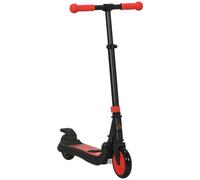 HOMCOM Monopattino Elettrico Pieghevole per Bambini 6+ Anni Nero e Rosso