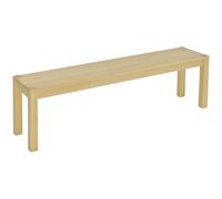 HOMCOM Panca da cucina in Legno di Pino per 3 Persone, 150Lx33x45cm