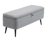 HOMCOM Panca Fondoletto Imbottita per Camera da Letto, Soggiorno e Corridoio