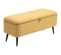 HOMCOM Panca Fondoletto Imbottita per Camera da Letto, Soggiorno e Corridoio