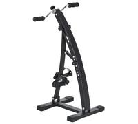 HOMCOM Pedaliera Braccia e Gambe da Divano o Poltrona con Schermo LED, Altezza e Intensità Regolabile, Nero, 40x42.5x100cm