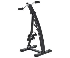 HOMCOM Pedaliera Braccia e Gambe da Divano o Poltrona con Schermo LED, Altezza e Intensità Regolabile, Nero, 40x42.5x100cm