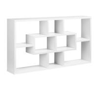 HOMCOM Pensile Libreria da Parete 8 Vani in 3 Diverse Dimensioni 85x14.5x47.5cm
