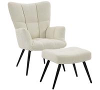 POLTRONA HOMCOM IT83B-930V00BG - ergonomica con poggiapiedi, schienale alto