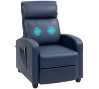 POLTRONA HOMCOM IT700-143V90DB - massaggiante reclinabile ergonomica