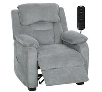 POLTRONA HOMCOM IT83B-655V90LG - reclinabile elettrica ergonomica regolabile con braccioli