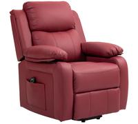 HOMCOM Poltrona Relax Elettrica Alzapersona e Reclinabile 160° Similpelle