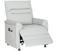 HOMCOM Poltrona Reclinabile con Riscaldamento, Massaggio e Poggiapiedi