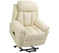 HOMCOM Poltrona Relax Alzapersona Elettrica con Telecomando 96x93x105cm