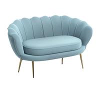 HOMCOM Poltrona Vintage di Design in Velluto Poltroncina da Camera